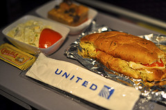 United Airlines, Lunch, Economy