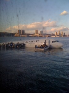 USAirways Jet in Hudson River