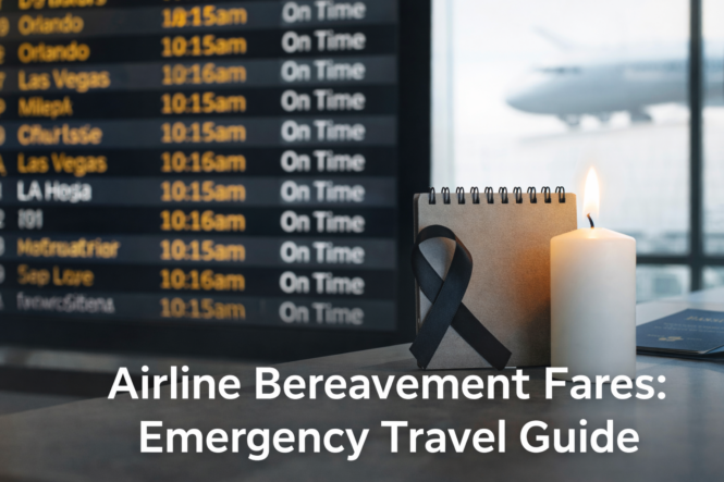 Airline bereavement fares emergency travel guide